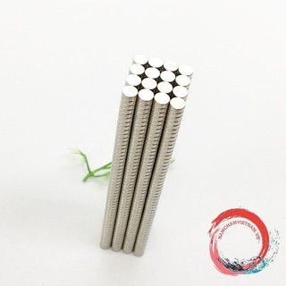 Nam Châm Vĩnh Cửu Mạ Nikel Lực Từ N35 Kích Thước 5x2mm Giá Ưu Đãi