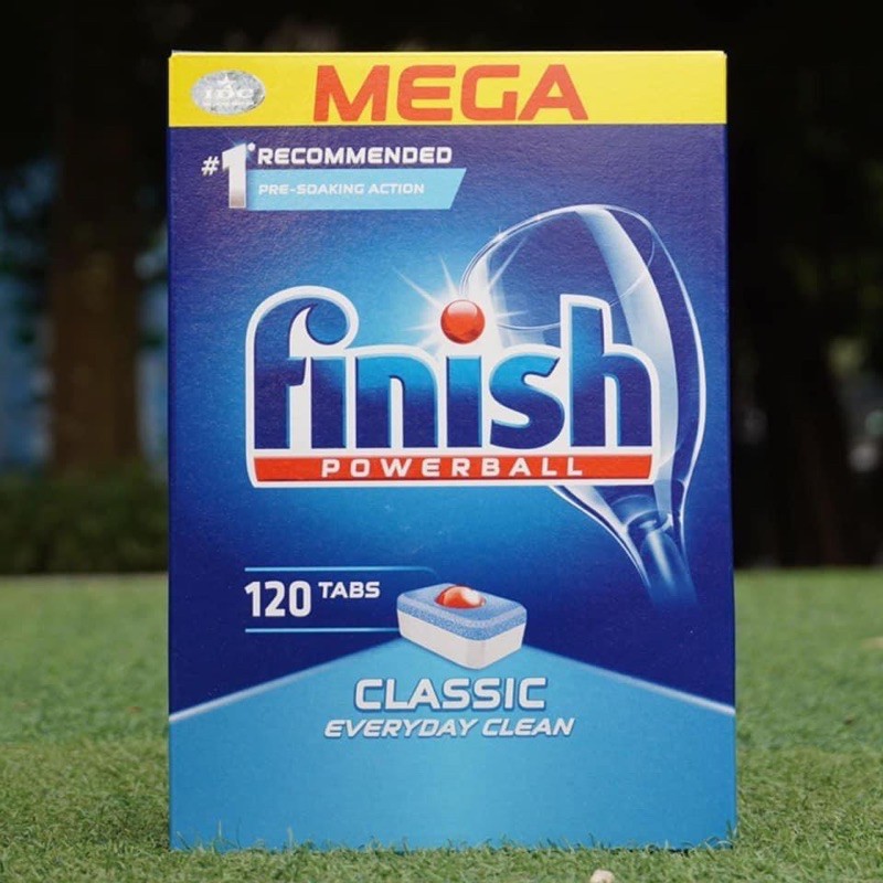 Viên rửa bát Finish Classic 120 viên 1 hộp - viên rửa chén chính hãng EU
