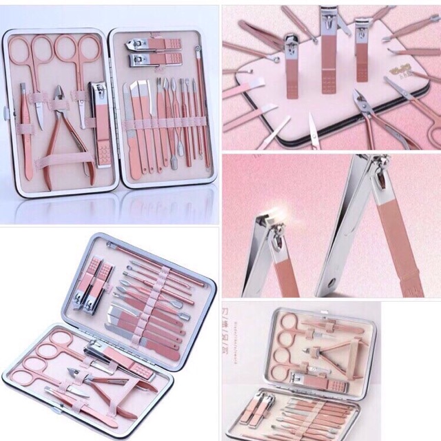 Bộ Kiềm Cắt Móng Tay 18 Món Cho Gia Đình Nhỏ Gọn Tiện Lợi Đa Năng