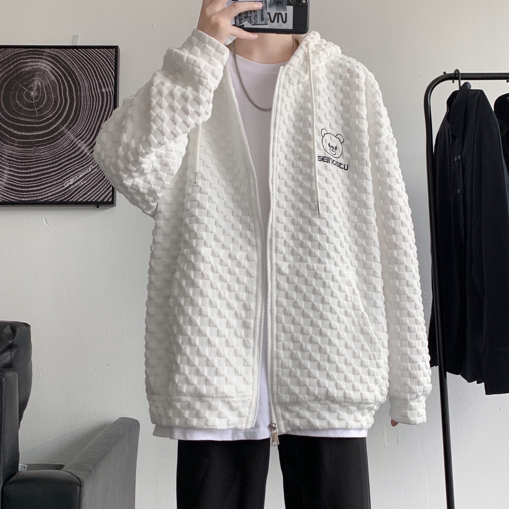 Áo khoác Nam Nữ, Áo khoác Unisex , Áo Khoác Nỉ Gấu Chất Dày Dặn Hàng Loại 1/ Ulzzang