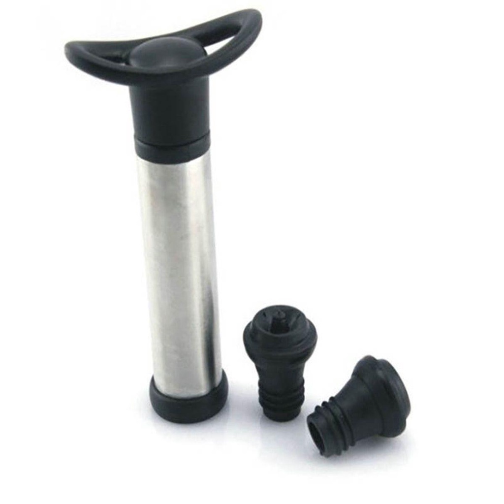 Bộ Nút Đậy Chai Rượu Bằng Silicone Kèm Bơm Chân Không Bảo Quản Tiện Dụng