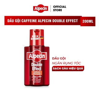Dầu gội Caffeine Alpecin Double Effect 200ml, ngăn rụng tóc và giảm gàu hiệu quả, cho nam