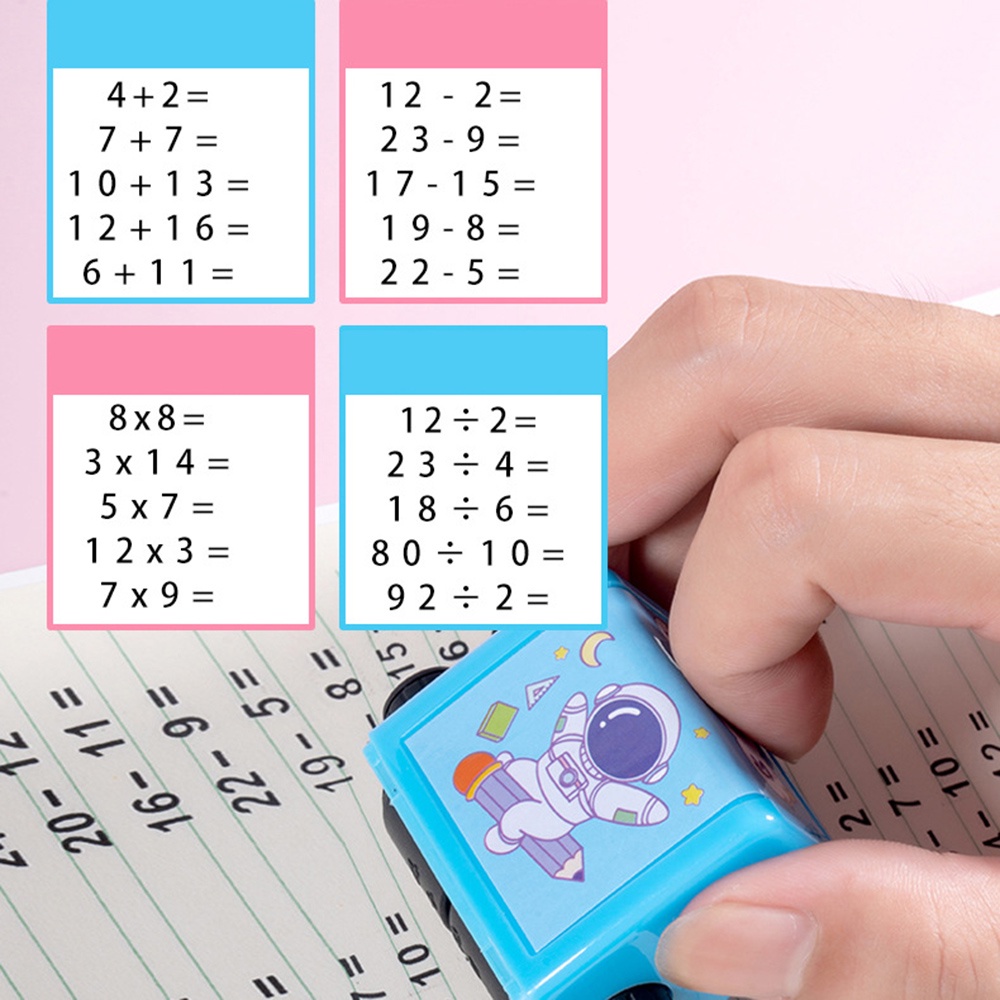Con Dấu Lăn Dùng Tập Thể Dục 100 Ngăn Kèm Mực 10ml