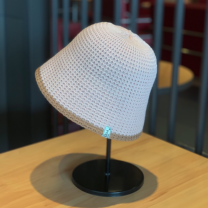 Nón Tai Bèo Đan Len Thoáng Khí Che Phủ Toàn Diện Phong Cách Hàn Quốc Thời Trang Xuân Thu Mới Cho Nữ