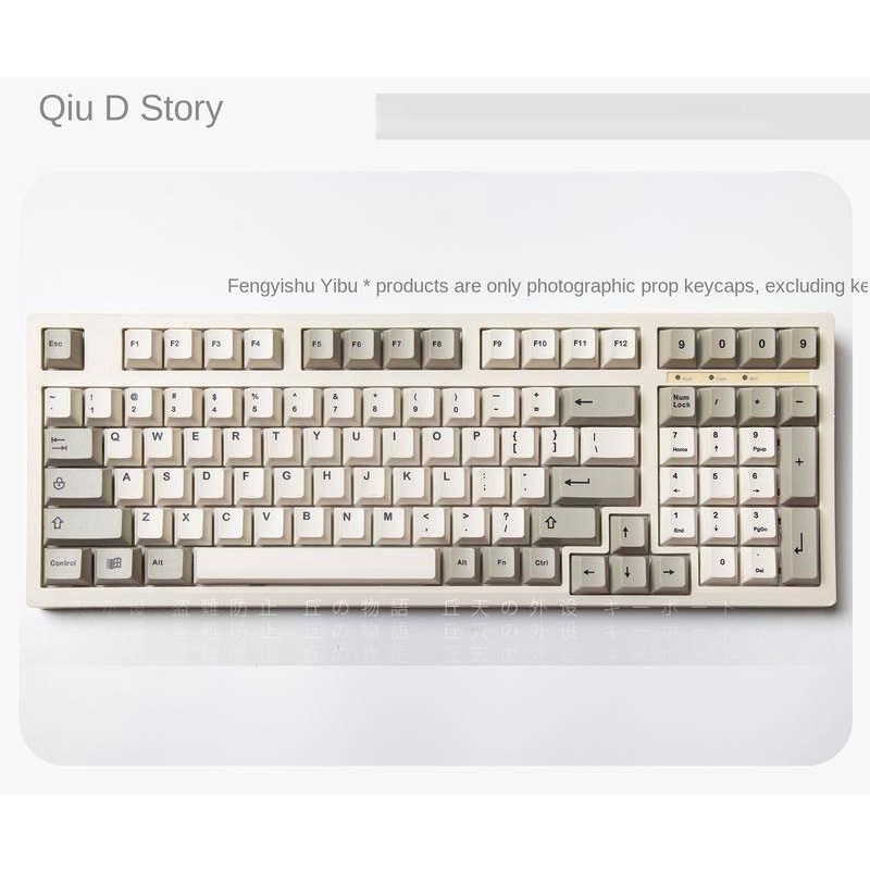Set 134 nắp phím Cherry Profile 9009 Keycap phong cách cổ điển cho bàn phím cơ MX 61 64 68
