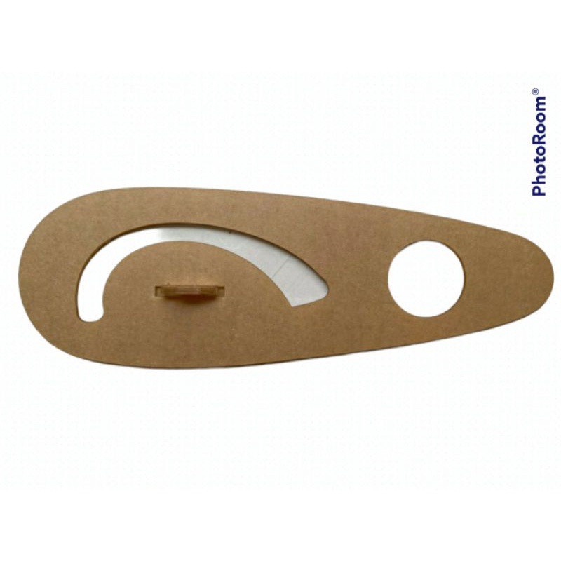 Thước Parabol mica nhựa dẽo cho giáo viên-chiều dài 39cm