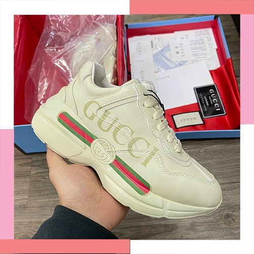Giày Gucci ngang cổ thấp nam nữ tăng chiều cao đủ phụ kiện | BigBuy360 - bigbuy360.vn