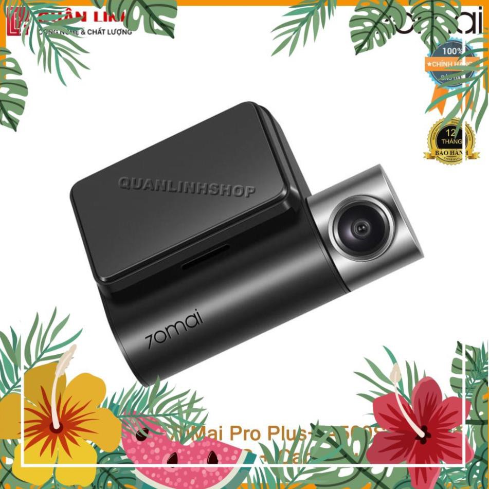 Camera hành trình 70mai Dash Cam Pro Plus+ A500S Quốc tế. Tích hợp sẵn GPS + cam sau - Bảo hành 12 tháng