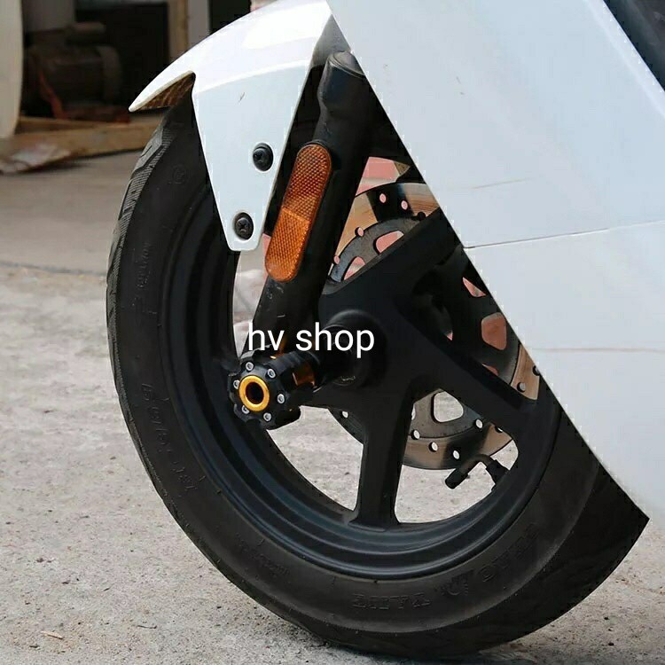 gu chong do xe may hv shop bộ 2 gù chống đổ trước moto HV 7 cao cấp ( 1 cặp )
