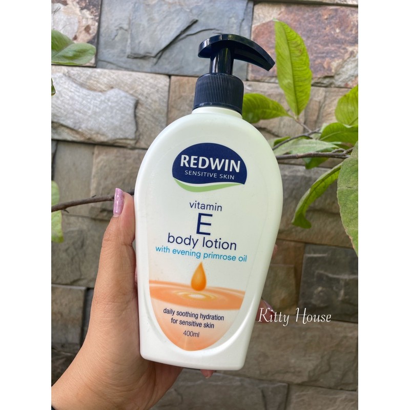 KEM DƯỠNG REDWIN VITAMIN E BODY LOTION CHAI VÒI 400ML