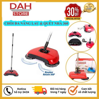 Chổi Quét Nhà, Chổi Lau Nhà Hút Bụi Tự Động Thông Minh Quay Được 360 Độ, Gia Dụng Thông Minh
