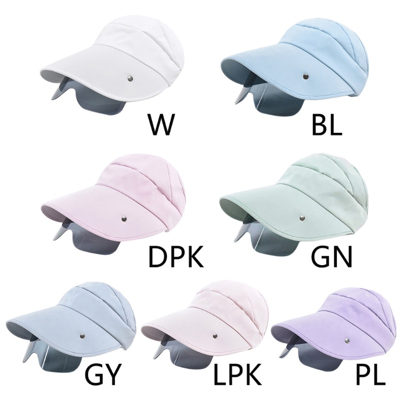 Nón Rộng Vành Hở Chóp Chống Tia UV Thời Trang Đi Biển Mùa Hè Cho Nữ