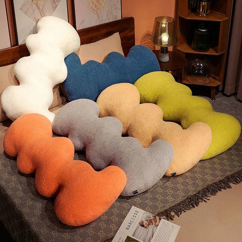 Gối Kẹp Chân sofa/Giường Ngủ Họa Tiết Sọc Đáng Yêu
