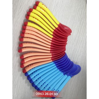 Thìa silicon ăn dặm báo nóng an toàn cho bé