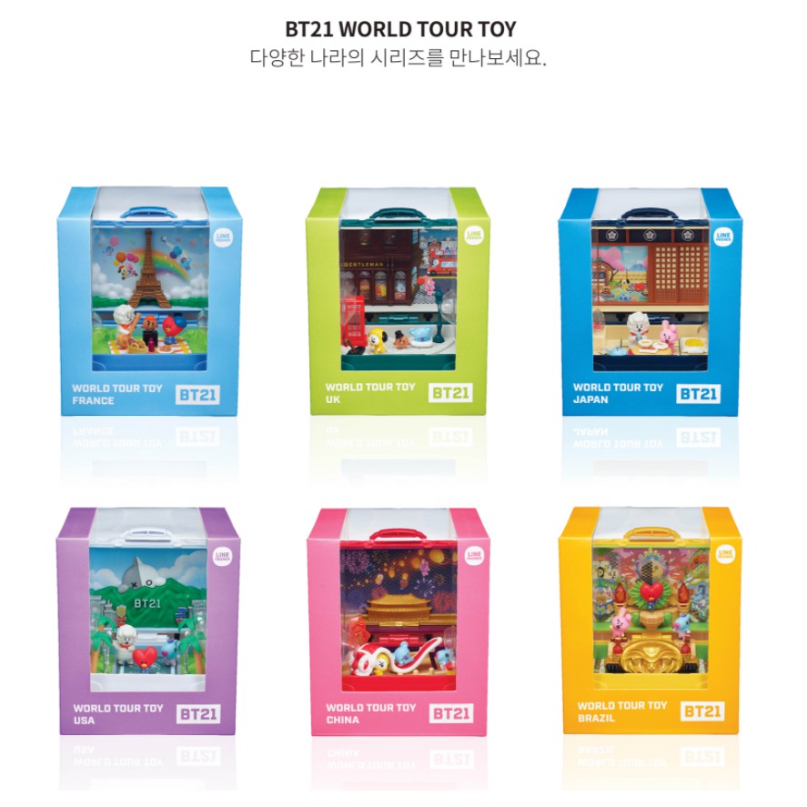 Ngôi Sao Vũ Trụ BT21 WORLD TOUR TOY UK