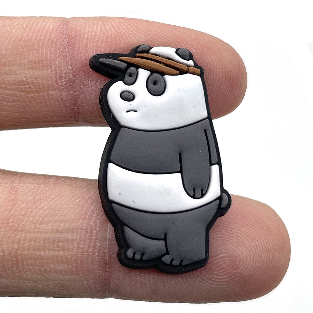 Dép Croc Hình We Bare Bears Trang Trí Giày Sinh Nhật Diy Charms