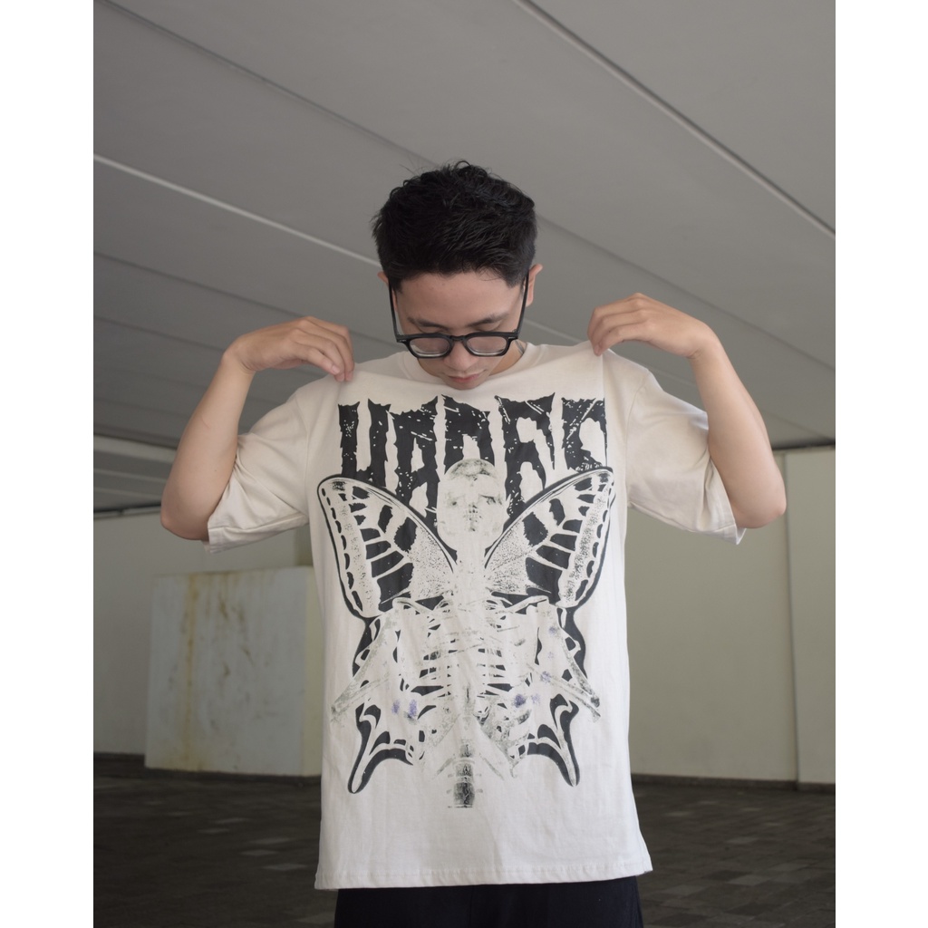 Áo thun HADES SKULL BUTTERFLY TEE áo thun tay ngắn nam nữ chất cotton cao cấp