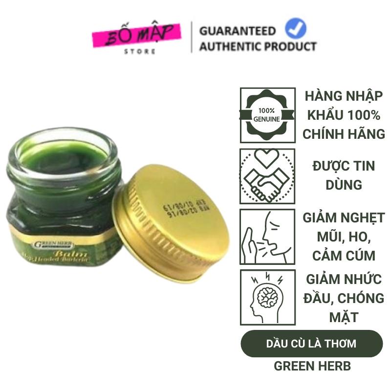 Dầu Cù Là Thơm Green Herb Thái Lan 10gr