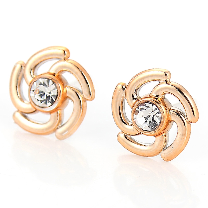 Set 36/ 18 đôi bông tai hình học đính đá thời trang cho nữ