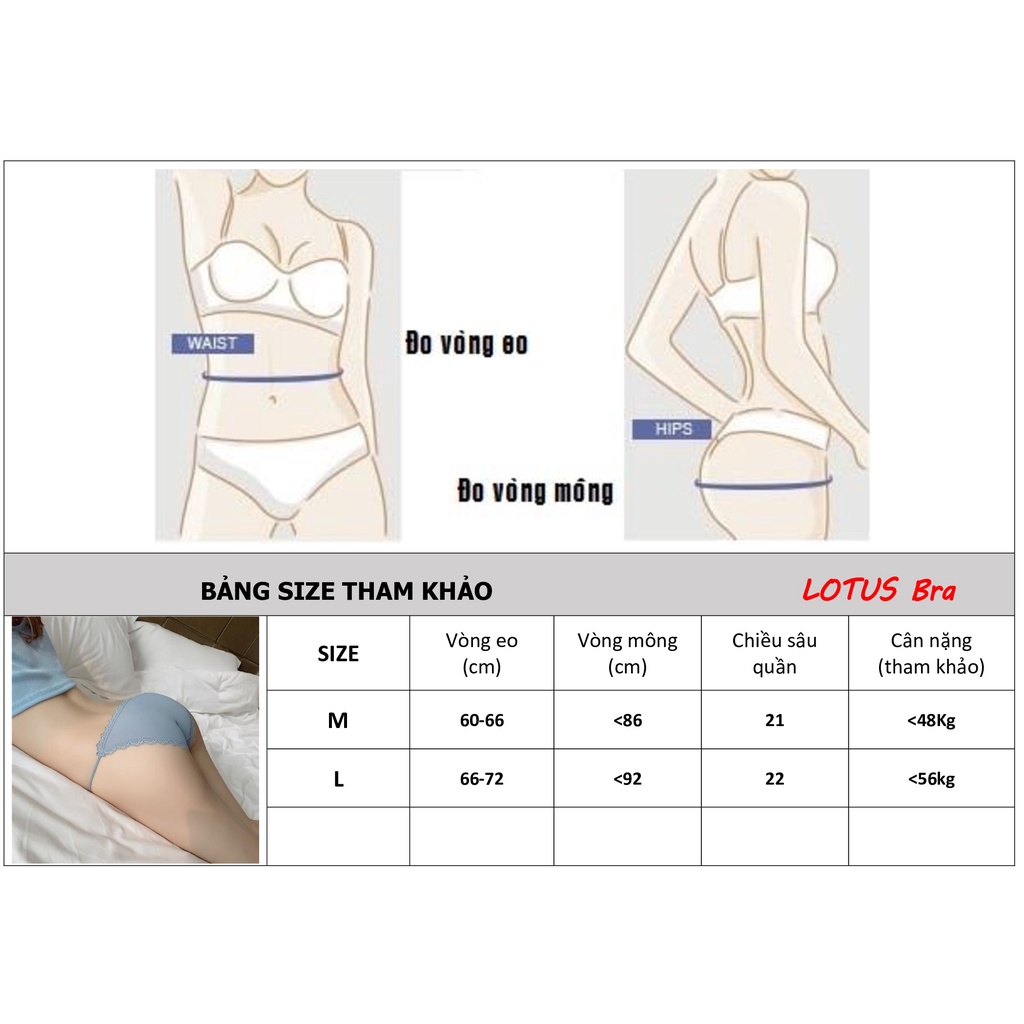 Quần lót nữ dây mảnh siêu mát, chất lụa mềm co dãn nhiều, cảm giác mặc cực thoải NuciFera