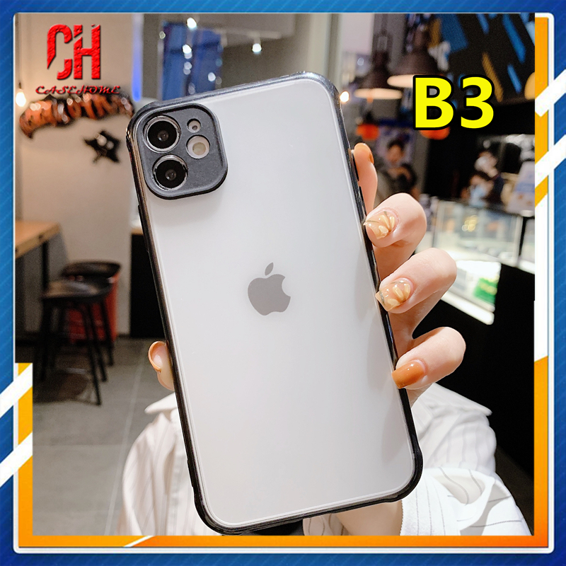 Ốp điện thoại màu kẹo cho IPhone 11 6 7 6S 8 Plus 12 mini 12 pro max X Se 2020 IPhone 11  PRO MAX XR XSMAX 6Plus 7Plus 6 Plus 8 Plus XS