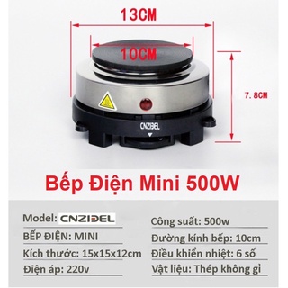 Bếp điện mini cnzidel 500w