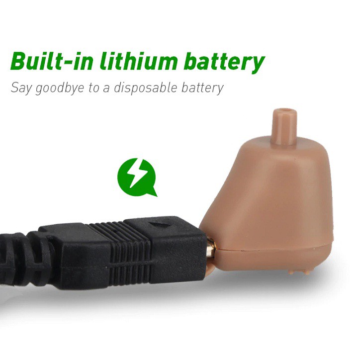 Máy Trợ Thính Không Dây Sử Dụng Pin Sạc Axon K-88 - Máy trợ thính nhét tai