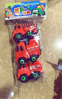 Bộ 4 xe cứu hoả