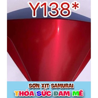 SƠN SAMURAI KUROBUSHI YAMAHA MÀU ĐỎ RỰC/CANDY (Y138*)