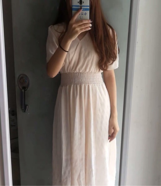 Váy đầm xoè tiểu thư dáng dài váy đi biển MS02 | BigBuy360 - bigbuy360.vn