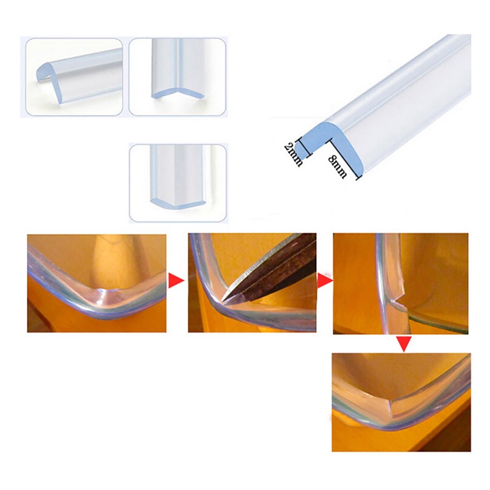 Dây bọc cạnh bàn bằng silicon bảo vệ an toàn cho bé dài 1m