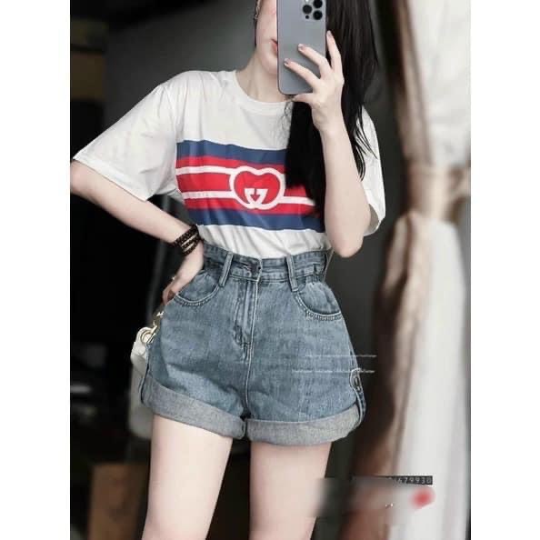 Quần short gấp lai kèm nịt