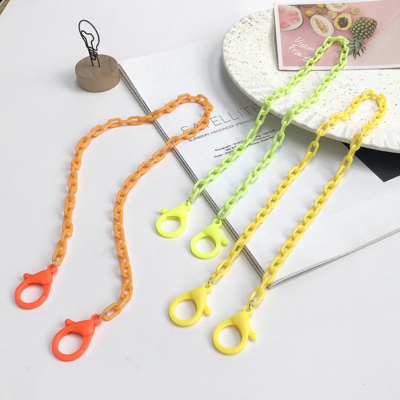 Dây Đeo Kính Chống Thất Lạc Bằng Acrylic Màu Kẹo Thời Trang Hàn Quốc Cho Nữ