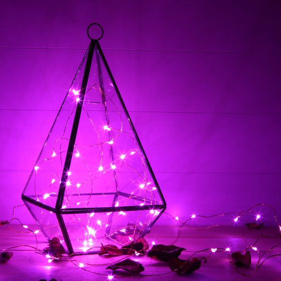 Dây đèn LED trang trí đom đóm, fairy light trắng, vàng, bốn màu sợi mỏng dùng pin AAA