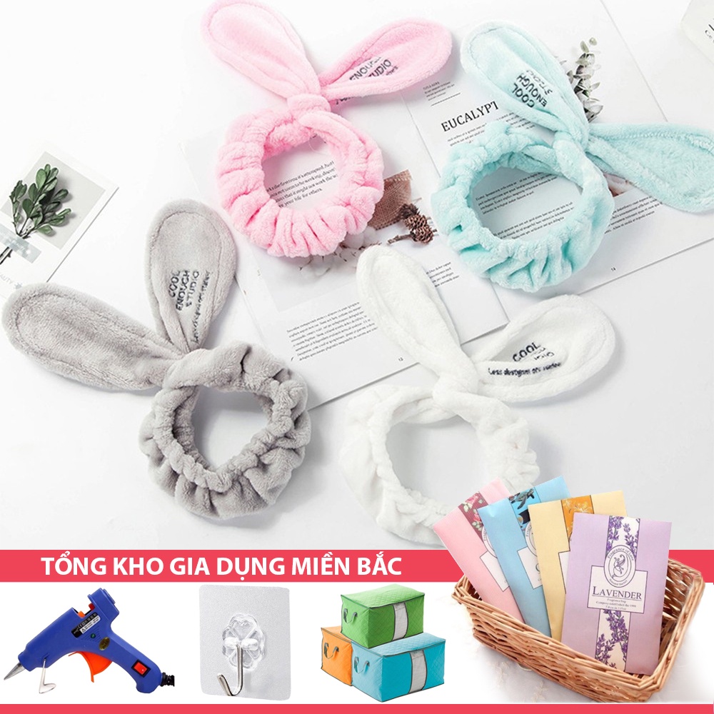 [Tổng Kho Sỉ] Băng Đô Tóc Thỏ VẢI NHUNG 3D Dành Cho Bạn Gái Mới Về T7