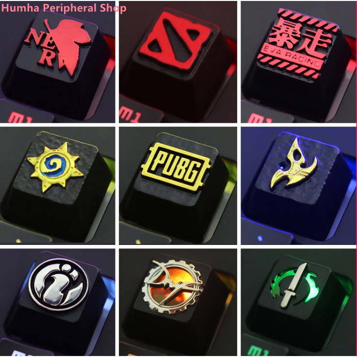 Nắp Kim Loại Trong Suốt Cho Bàn Phím Cơ Chơi Game