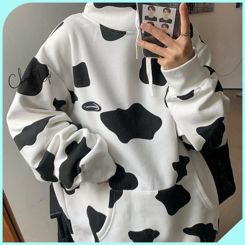 Áo Hoodie tay dài in hình Bò Sữa xinh xắn cho nữ | BigBuy360 - bigbuy360.vn