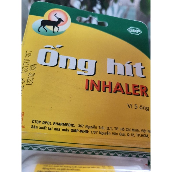 Ống hít nghẹt mũi Inhaler Pharmedic - Đông Anh Pharmart