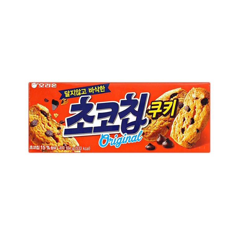 Bánh Quy Chocochip Hàn Quốc Orion nhân socola 104g