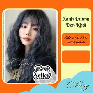 Thuốc Nhuộm Tóc Xanh Dương Đen Khói Không Cần Tẩy