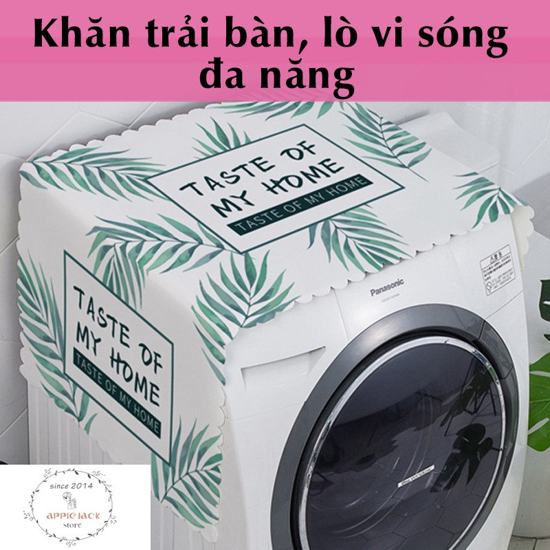 [SẴN-ĐẸP] Khăn trải bàn, phủ bàn trà trang trí phòng khách, lò vi sóng, máy giặt, tủ lạnh, mẫu mới nhất