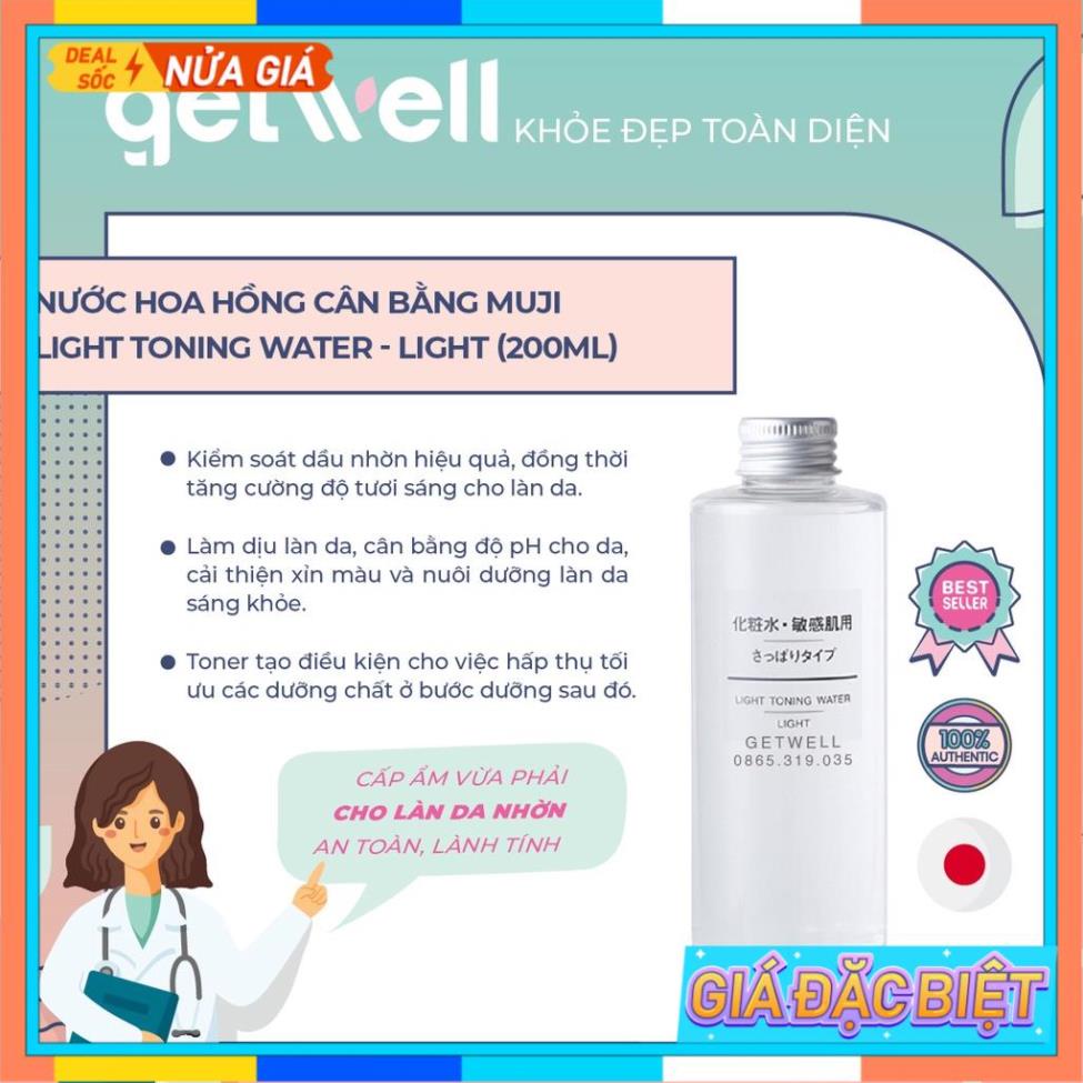 nước hoa hồng muji - sáng da se khít lỗ chân lông Nhật bản 200ml | BigBuy360 - bigbuy360.vn