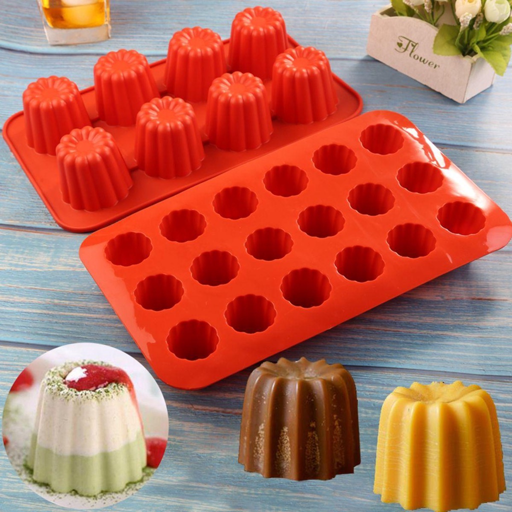Khuôn Làm Bánh Muffin / Nến Chống Dính Kiểu Pháp