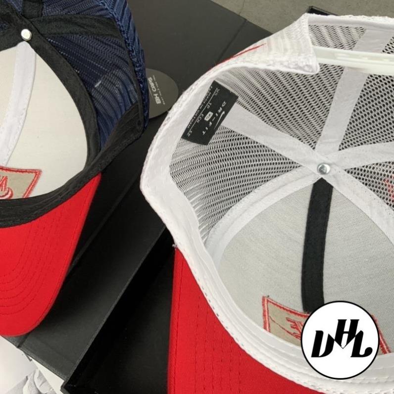 Nón Kết Phối Lưới Nke Lai Màu Khoá Nút Thời Trang Nam Nữ