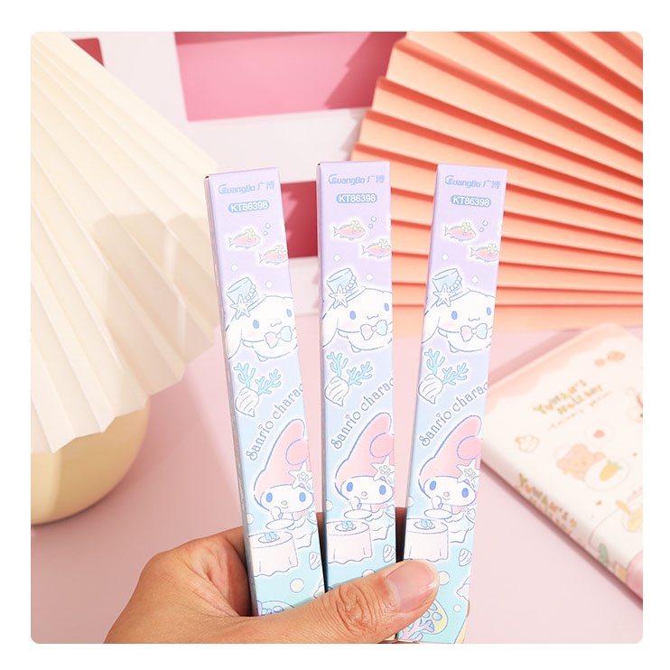 Blindbox - Bút mực đen Sanrio Characters Ngòi 0,5mm Thanh cài nhựa