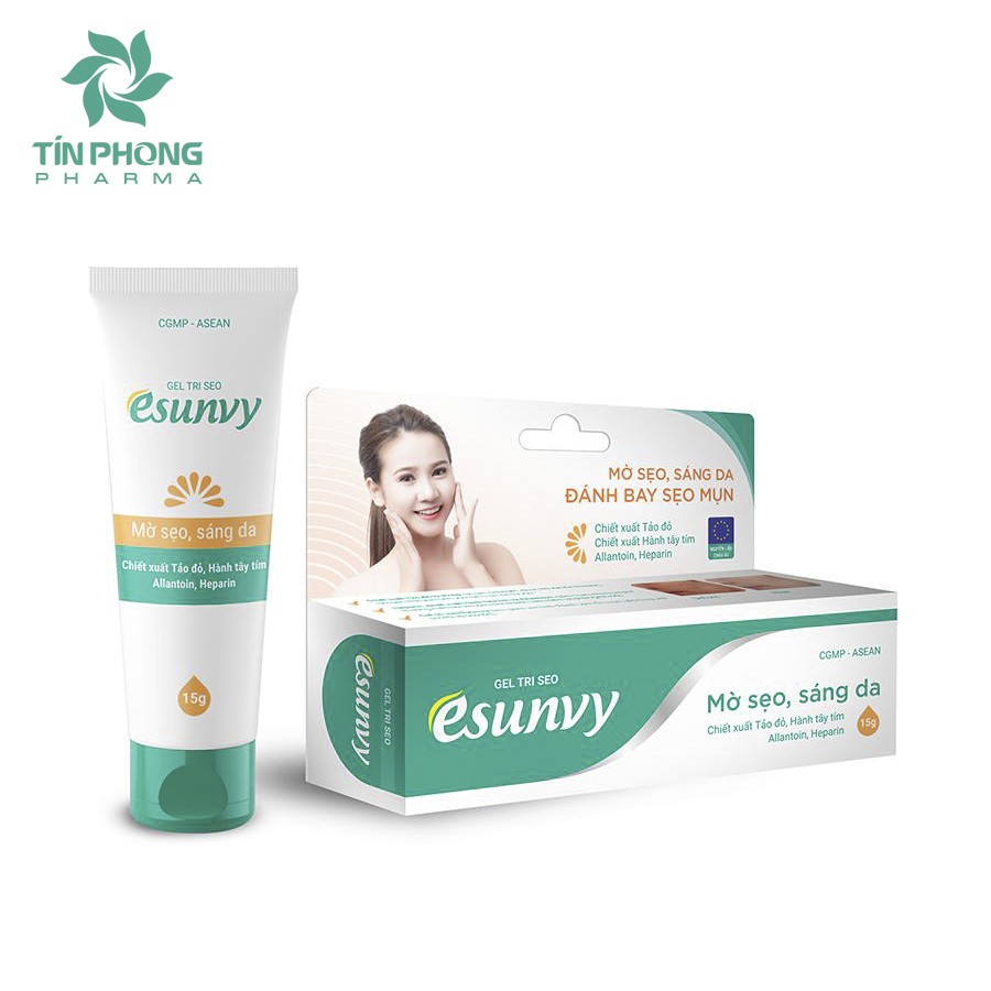 ✅[CHÍNH HÃNG] Gel mờ Seo Esunvy - Đánh bay sẹo mụn - Mờ sẹo, sáng da - Tuýp 15g