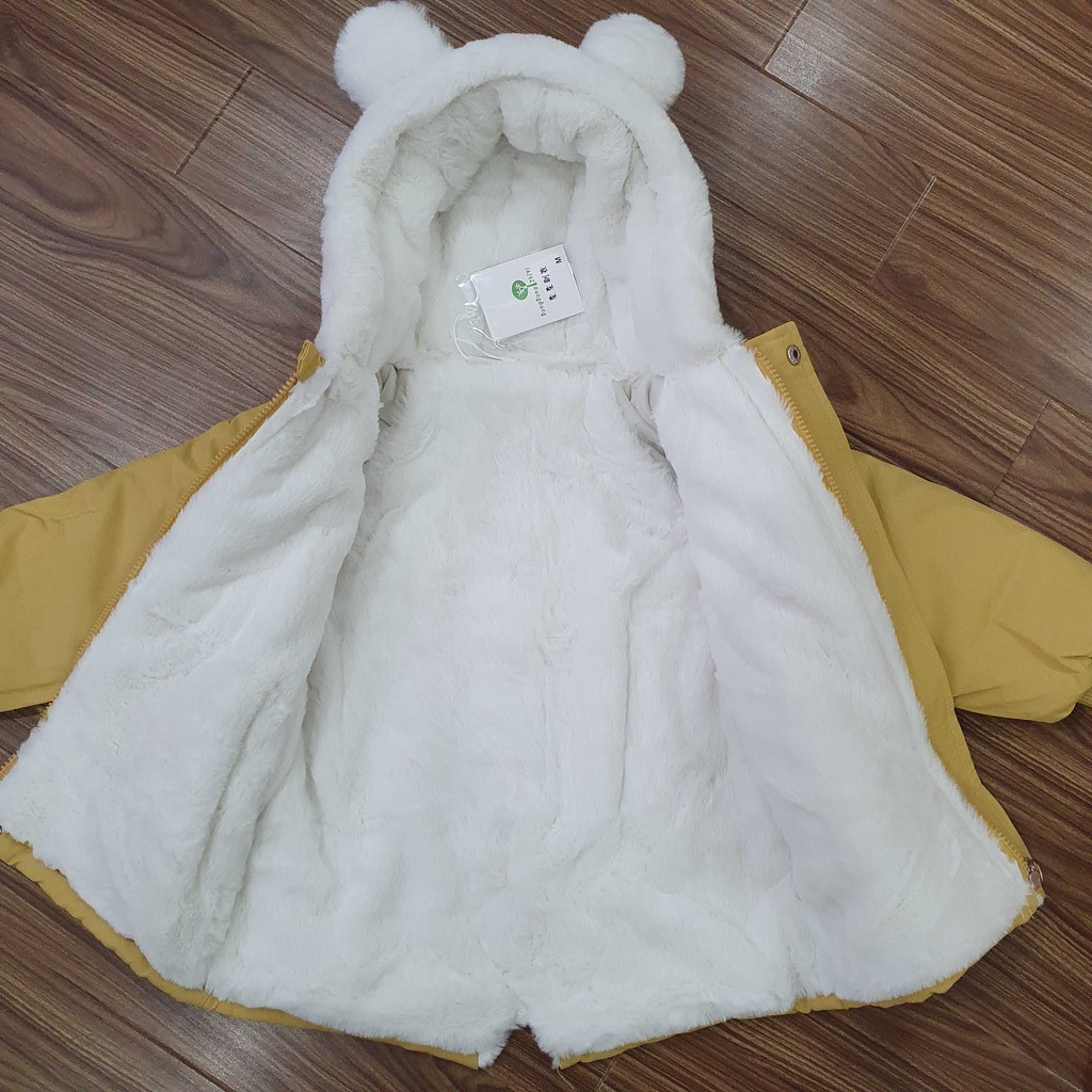 [ SIEU HOT PARKA ] ÁO PARKA LÓT LÔNG THỎ SIÊU HOT CHO BÉ GÁI TỪ 5 ĐẾN 10 TUỔI HÀNG QUẢNG CHÂU CAO CẤP