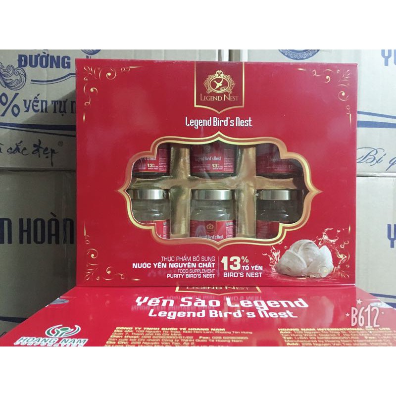 Nước yến sào Legend 13 % yến tổ nguyên chất