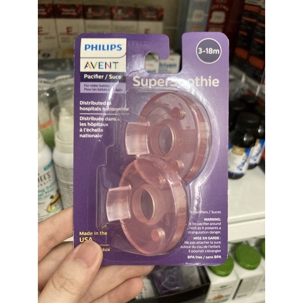 Ti ngậm Avent 0-3m và 3m+ loại chống vẩu