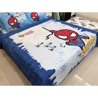SÉT HÈ 5 MÓN COTTON POLY 3D - SIÊU NHÂN NHỆN